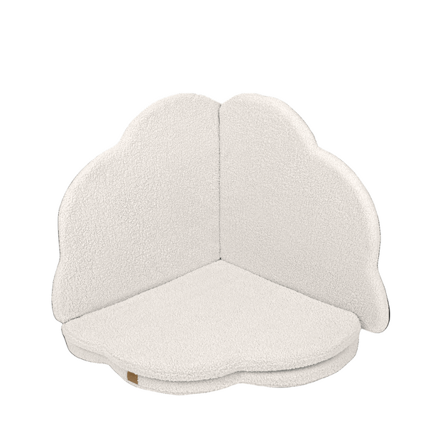 MeowBaby Speelmat Bearly Cream zachte babymat met opstaande randen voor peuters spelen