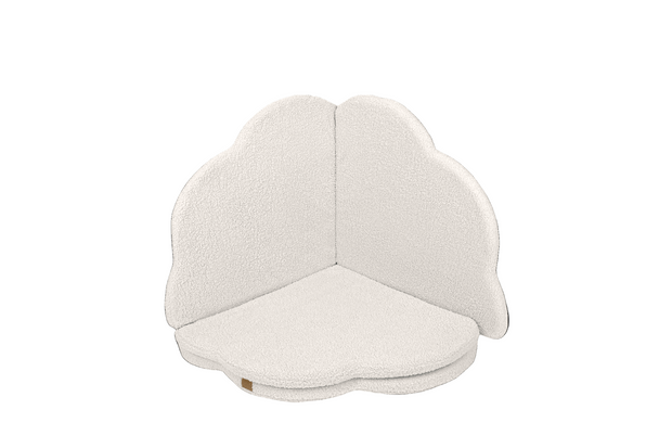 MeowBaby Speelmat Bearly Cream zachte babymat met opstaande randen voor peuters spelen