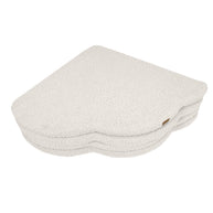 MeowBaby Speelmat Bouclé Bearly Cream zachte babymat voor peuters en kinderen