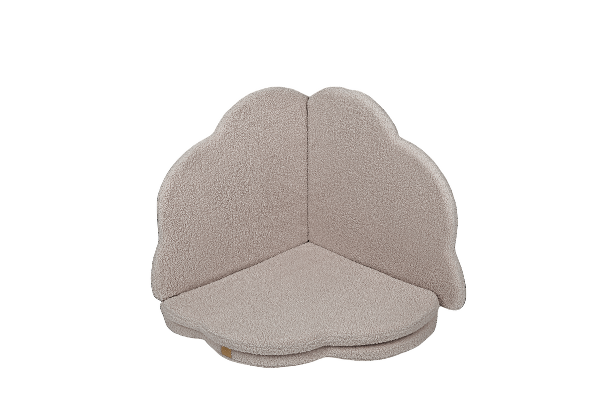 MeowBaby Speelmat Bearly Light Grey zachte babymat ideaal voor peuters en kleintjes