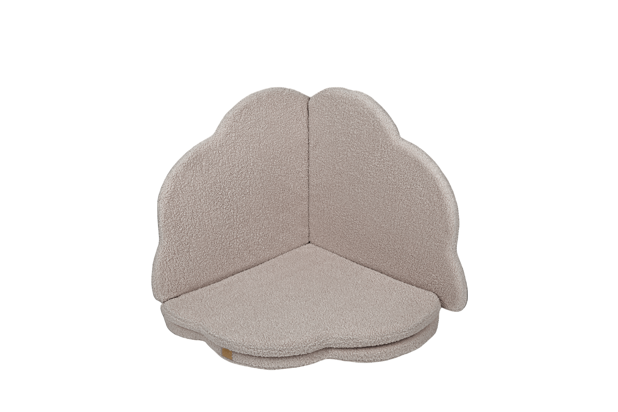 MeowBaby Speelmat Bearly Light Grey zachte babymat ideaal voor peuters en kleintjes