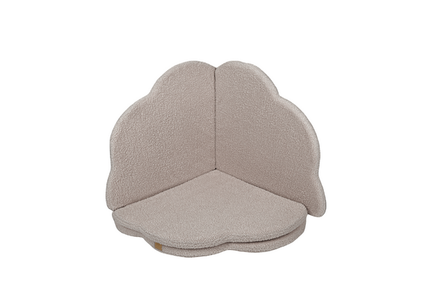 MeowBaby Speelmat Bearly Light Grey zachte babymat ideaal voor peuters en kleintjes