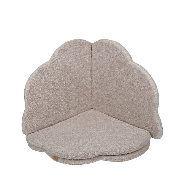 MeowBaby Speelmat Bearly Light Grey zachte babymat ideaal voor peuters en kleintjes