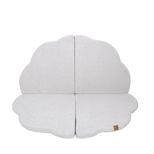 MeowBaby Speelmat Bearly White zachte babymat ideaal voor peuters en jonge kinderen