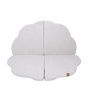 MeowBaby Speelmat Bearly White zachte babymat ideaal voor peuters en jonge kinderen