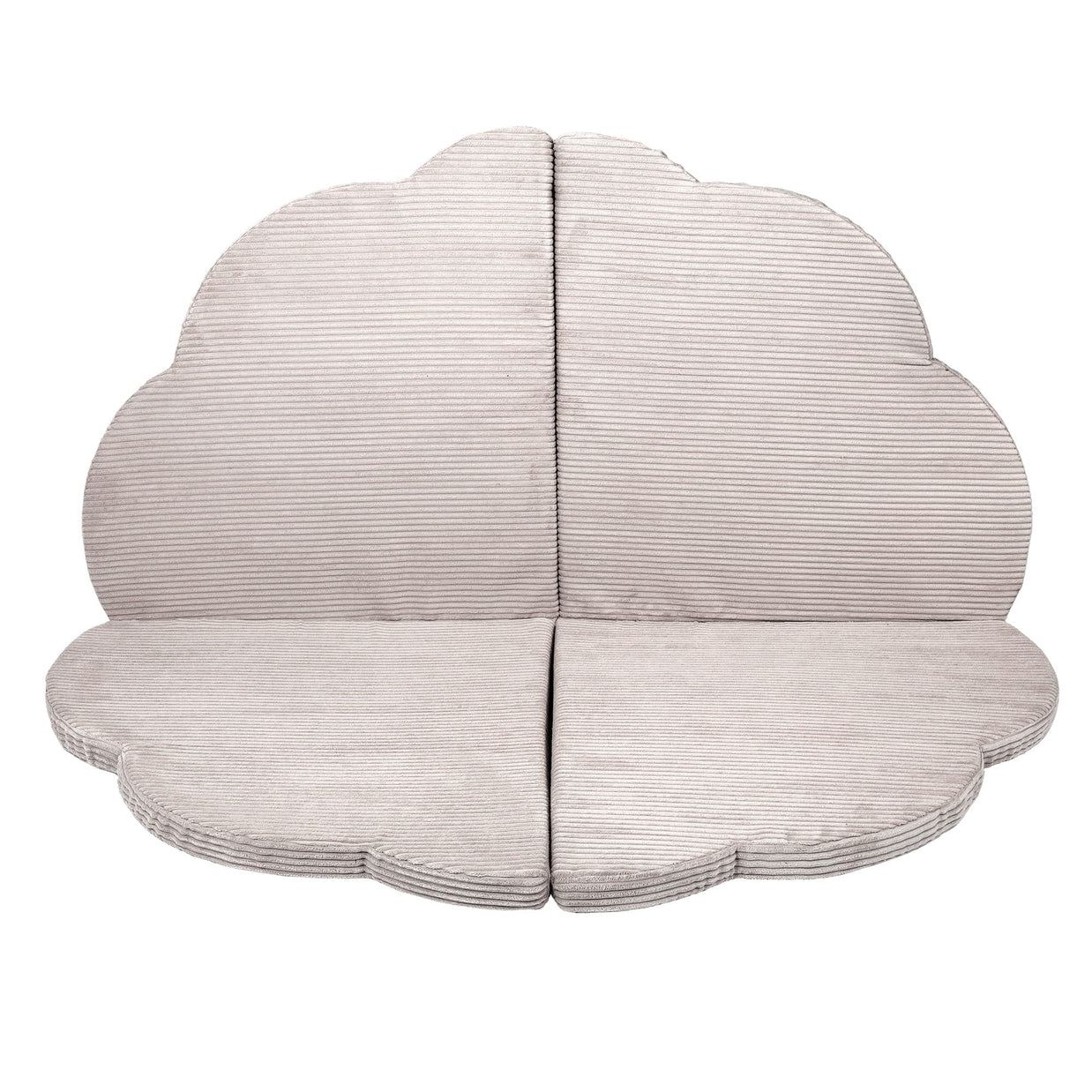 MeowBaby Speelmat - Ecru babymat zacht en veilig voor peuters om op te spelen en te rusten