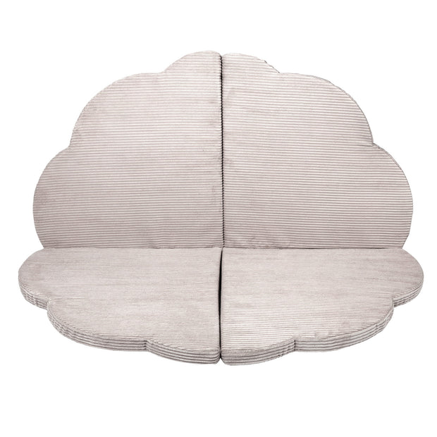 MeowBaby Speelmat - Ecru babymat zacht en veilig voor peuters om op te spelen en te rusten