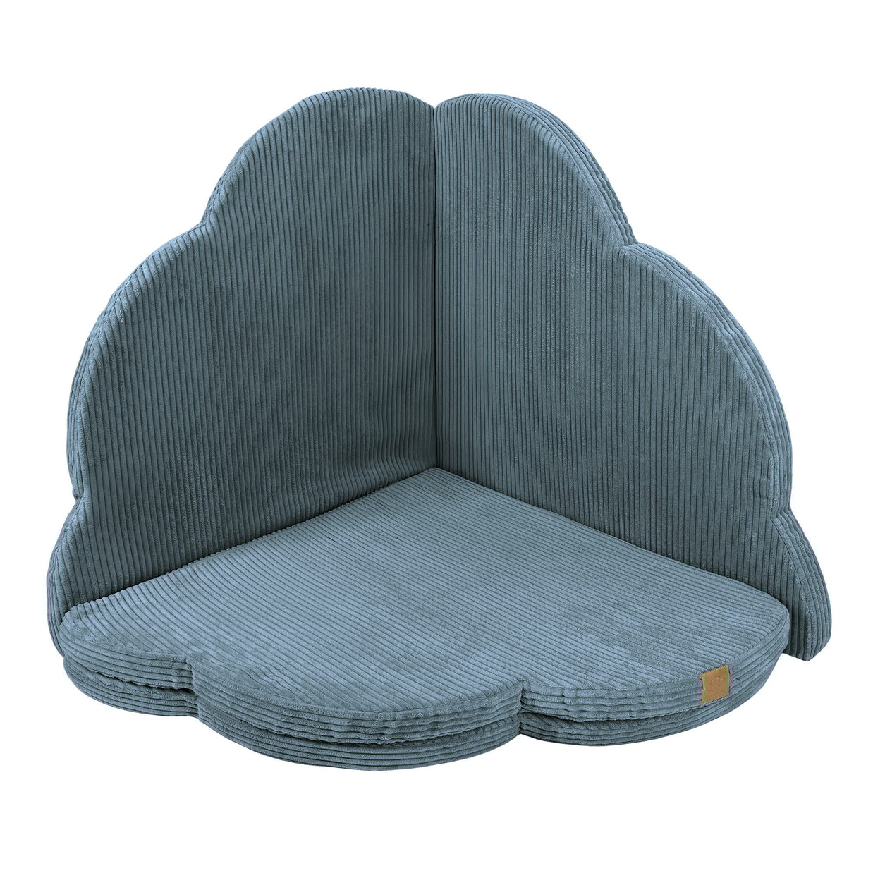 MeowBaby Speelmat - Turquoise babymat met zachte zijkanten voor veilige peuterspeeltijd