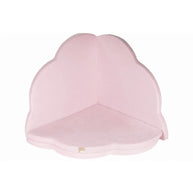 MeowBaby Speelmat Pink Velvet, zachte wolkvormige kinderzit- en speelmat in lichtroze