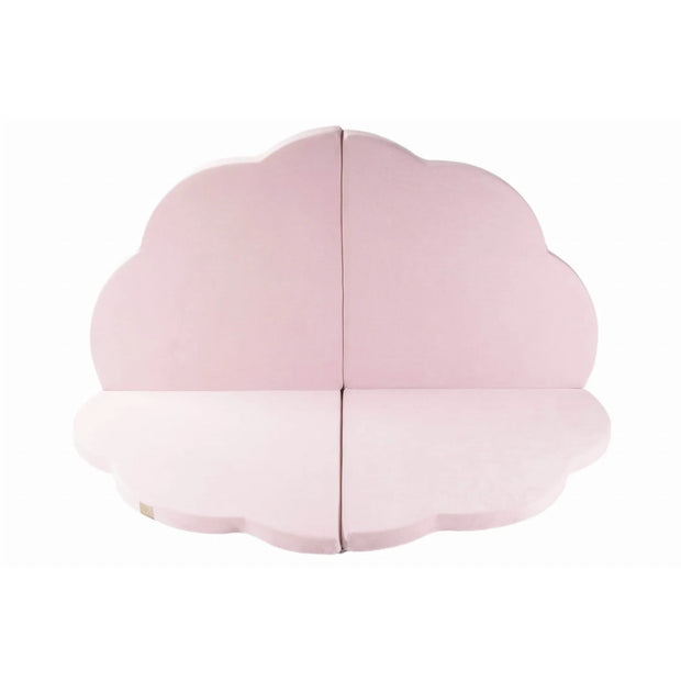 MeowBaby Speelmat - Pink Velvet wolkvormige zachte speelmat voor baby's en peuters