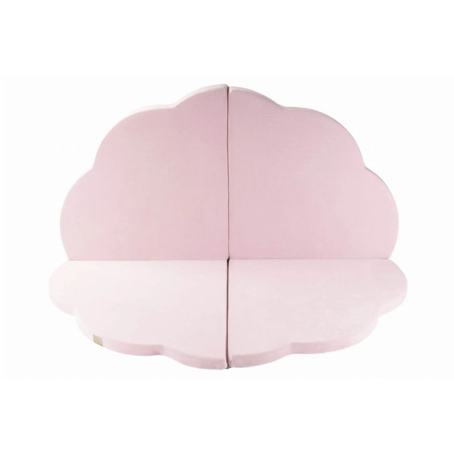 MeowBaby Speelmat - Pink Velvet wolkvormige zachte speelmat voor baby's en peuters