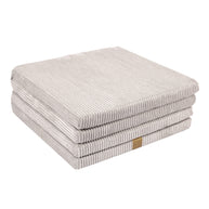 MeowBaby Speelmat Vierkant Ecru opgevouwen zachte babymat voor peutersterrein