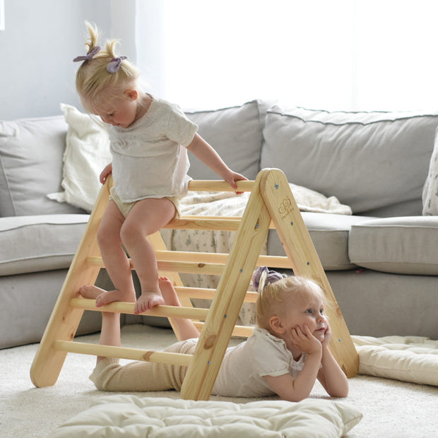 MeowBaby Houten klimrek - Hout - Roze cover