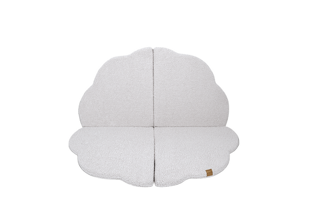 MeowBaby Speelmat Bearly White zachte babymat ideaal voor peuters en jonge kinderen