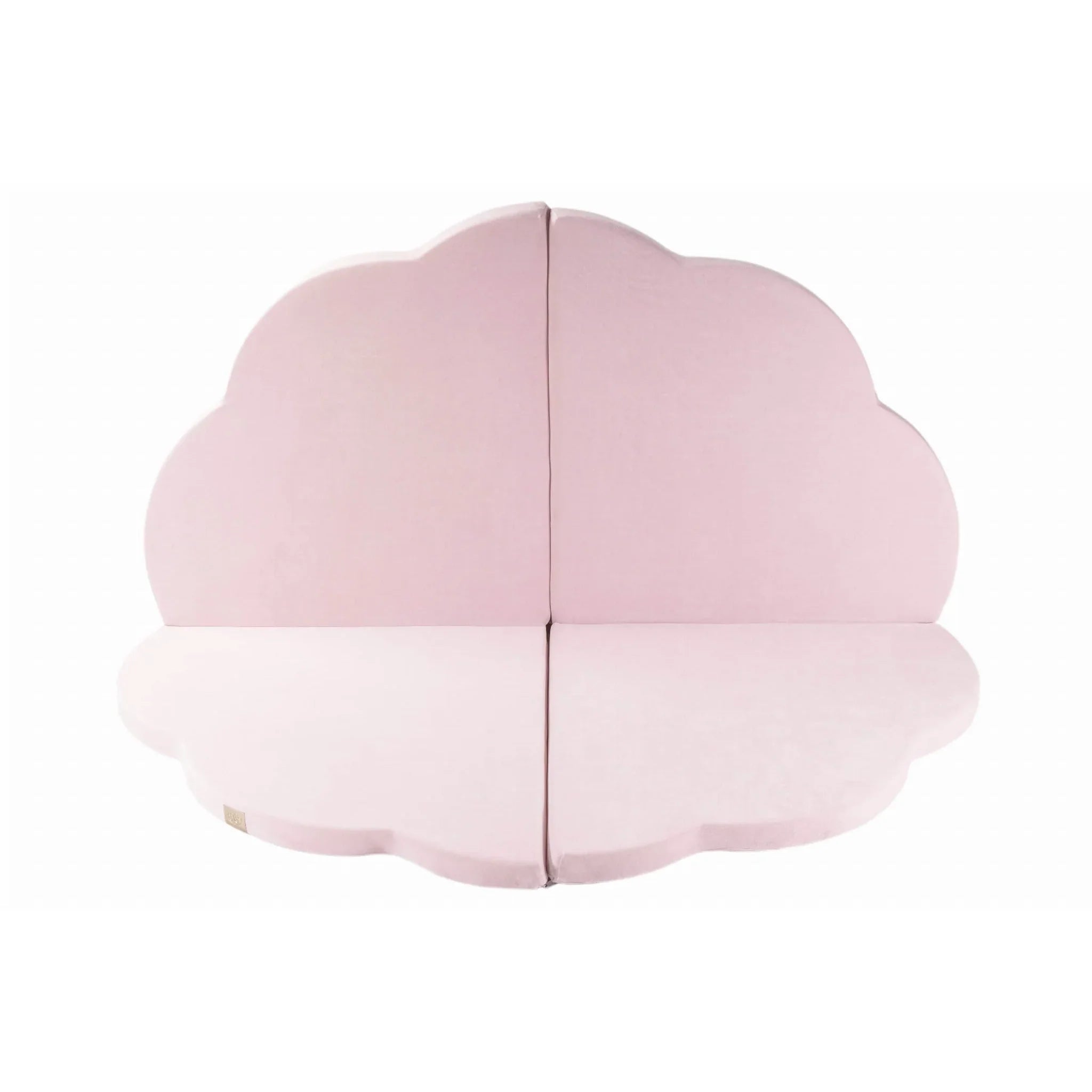 MeowBaby Speelmat - Pink Velvet wolkvormige zachte speelmat voor baby's en peuters