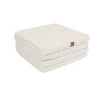 MeowBaby Speelmat Vierkant Bearly Cream zachte crèmekleurige babymat opgevouwen