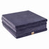 MeowBaby Speelmat Vierkant Blue & Grey Velvet opgevouwen in zachte velours stof blauwgrijs