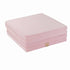 MeowBaby Speelmat Vierkant Light Pink Velvet zachte en comfortabele kindermat