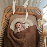 Merino wollen wiegdeken