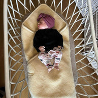 Merino wollen wikkeldeken voor newborns