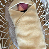 Merino wollen wikkeldeken voor newborns