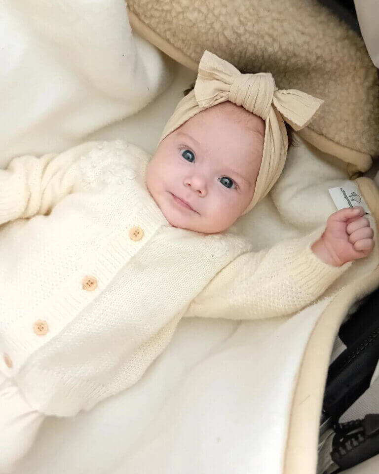 Merino wollen wikkeldeken voor newborns