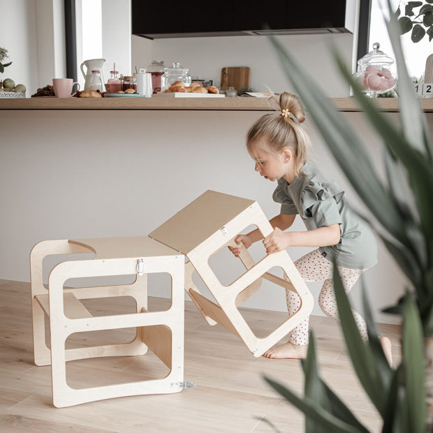 Houten Learning Tower 2in1 - Hout