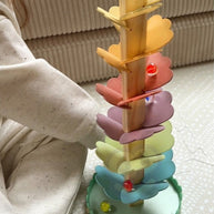 Musical Rainbow Wooden Ball Track