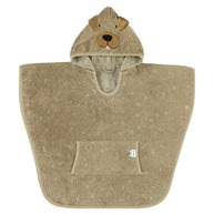 Trixie Bad Poncho voor Kids Mr Dog zachte biologische badstof poncho met capuchon