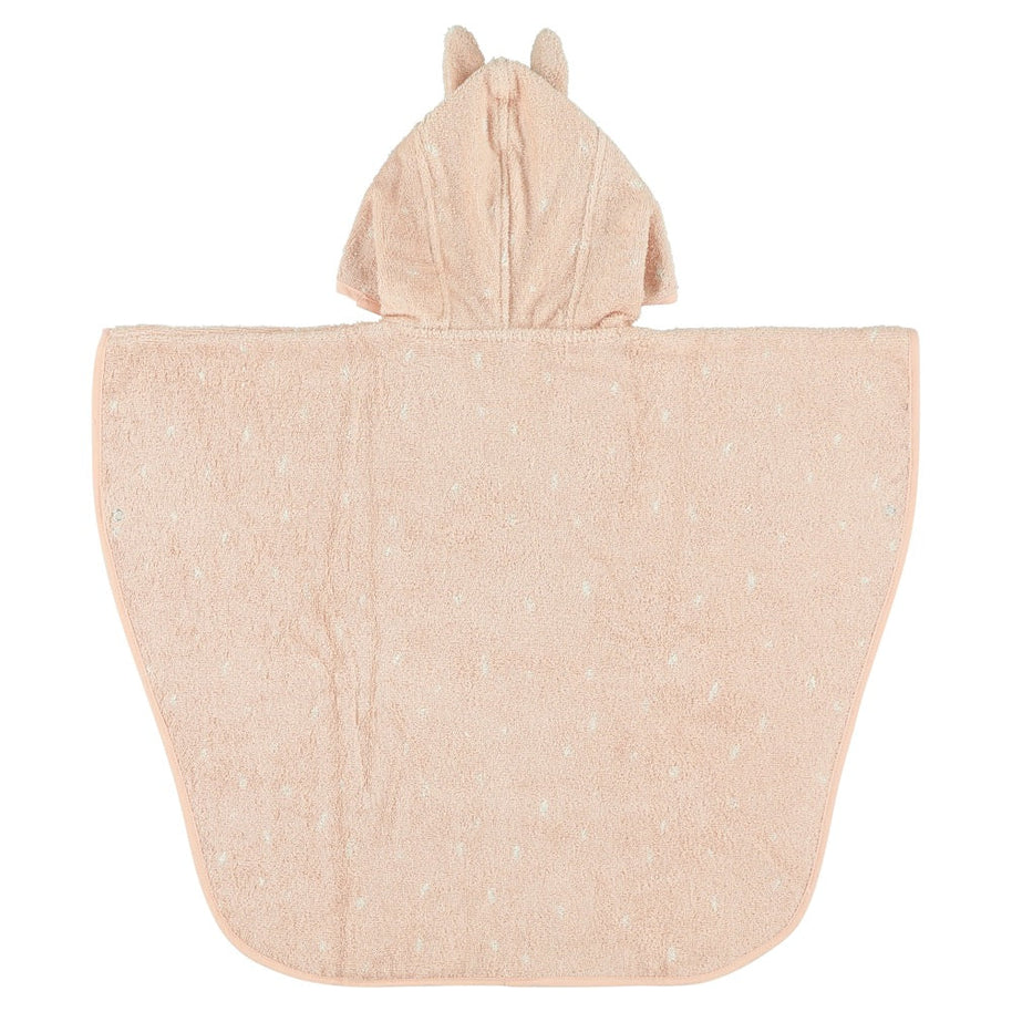 Trixie Bad Poncho voor Kids Mrs Rabbit zachte biologische badstof poncho met capuchon 2-4 jaar