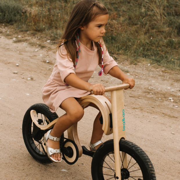 Trappers toevoeging voor loopfiets 2in1
