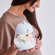 Lamp with Carousel and Music - Blue