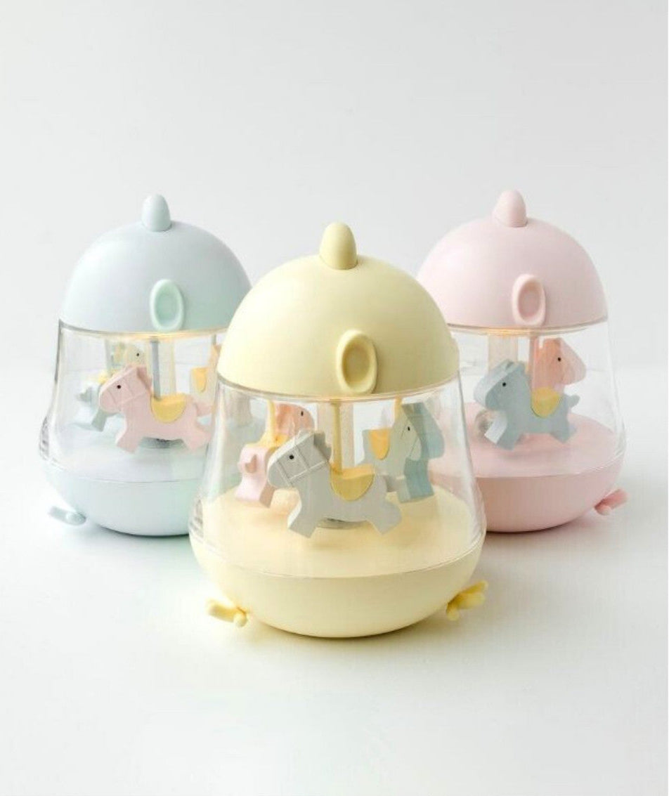 Lamp with Carousel and Music - Yellow