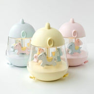 Lamp with Carousel and Music - Pink