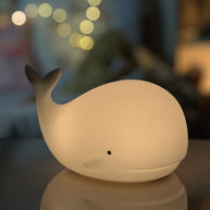 Whale Silicone Lamp with Remote