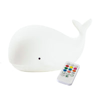 Rabbit & Friends siliconen nachtlampje walvis met afstandsbediening voor kinderkamerlicht