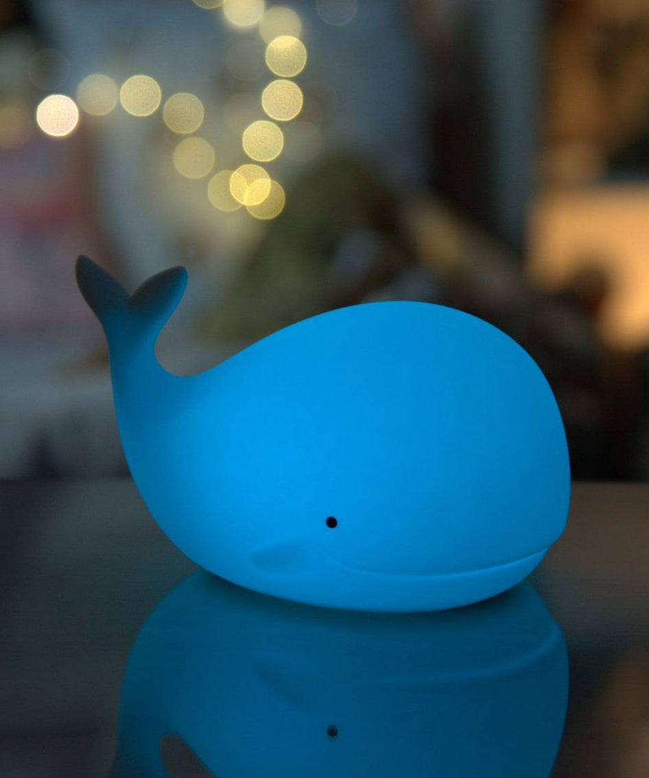 Whale Silicone Lamp with Remote