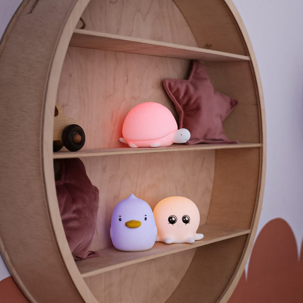 Set van 3 waterdichte mini siliconen lampjes - Ocean