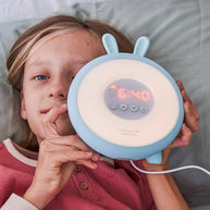 Rabbit Lamp with Alarm Clock – Blue