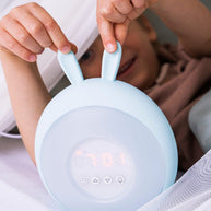 Rabbit Lamp with Alarm Clock – Blue