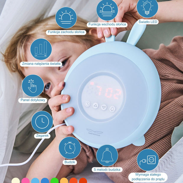 Wekkerlamp – Blauw