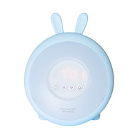 Rabbit & Friends Wekkerlamp Konijn blauw met zacht licht en digitale display