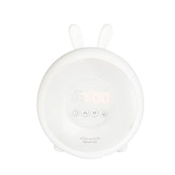 Rabbit & Friends Wekkerlamp – Wit met zacht licht en kindvriendelijk design