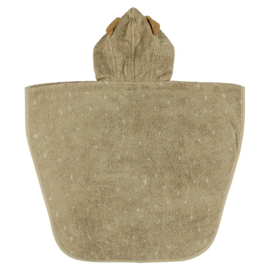 Trixie Bad Poncho voor Kids Mr Dog 2-4 jaar met capuchon en zachte biologische stof