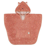 Trixie Bad Poncho voor Kids Mrs Cat 2-4 jaar van zachte biologische badstof met capuchon