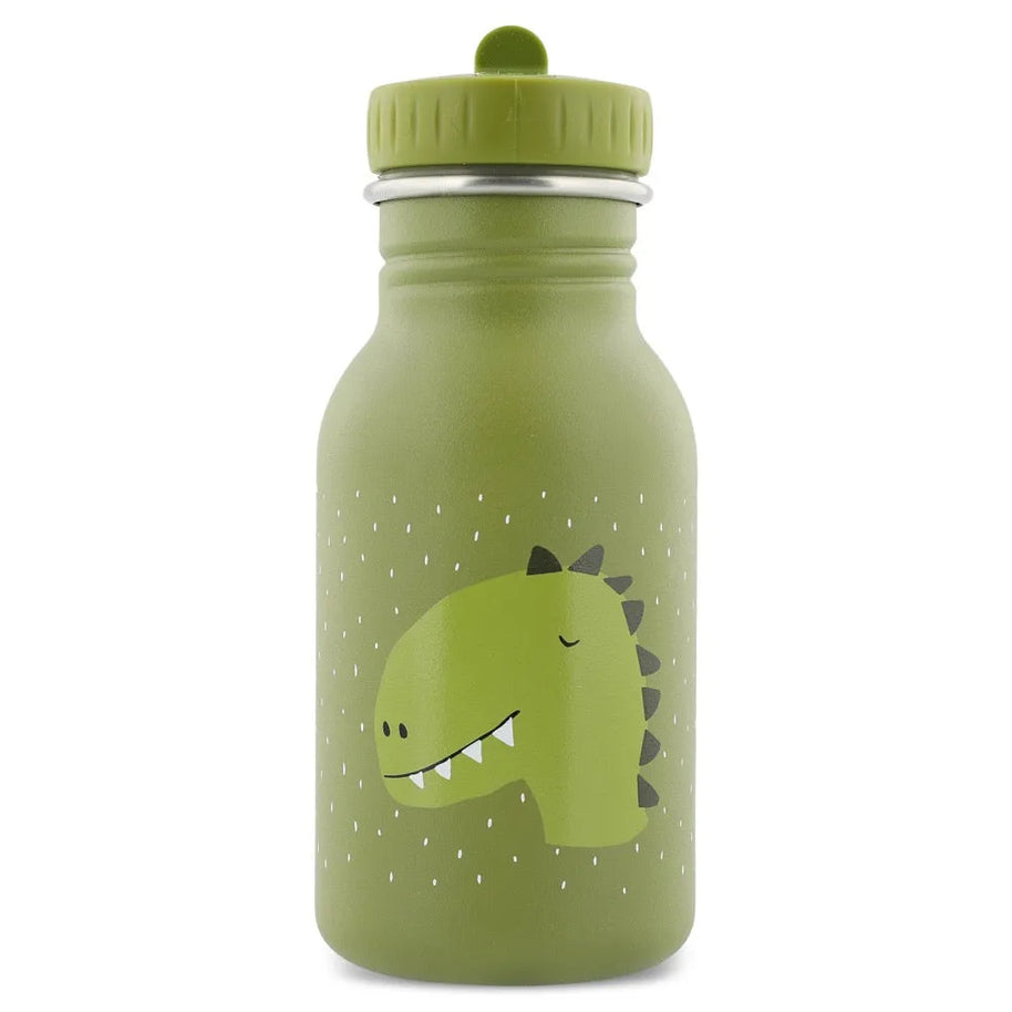Trixie Drinkfles Mr Dino 350 ml groene kinderfles van duurzaam roestvrij staal