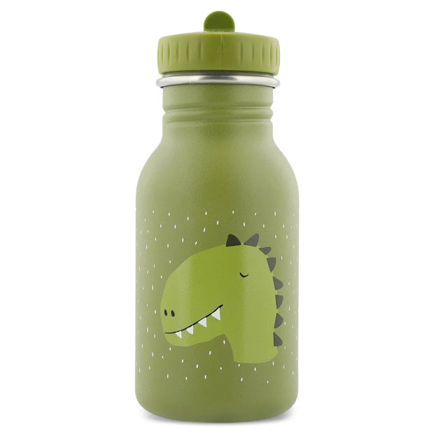 Trixie Drinkfles Mr Dino 350 ml groene kinderfles van duurzaam roestvrij staal