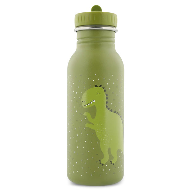 Trixie Drinkfles Mr Dino 500 ml groene kinderfles met grappige dinosaurusprint