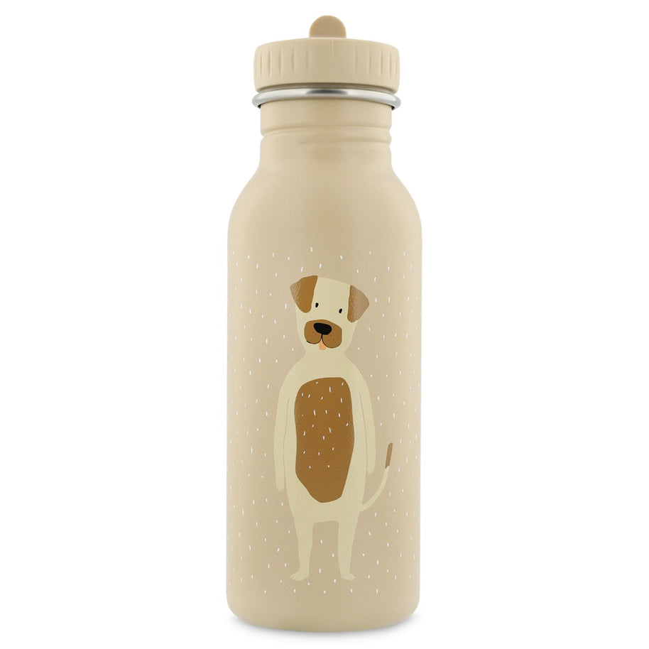Trixie Drinkfles Mr Dog 500 ml met leuk hondenontwerp en lekvrije dop