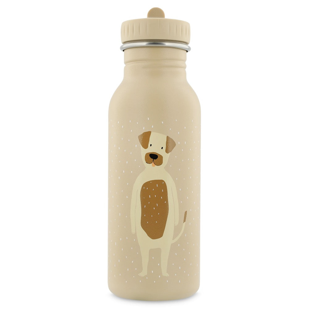 Trixie Drinkfles Mr Dog 500 ml met leuk hondenontwerp en lekvrije dop
